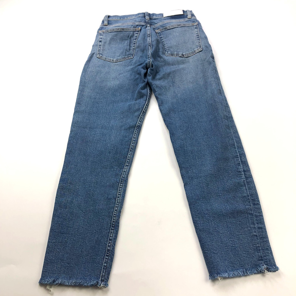 RE/DONE High Rise Ankle Crop 27 (Fits 27W 27L) Mid Rise Jeans READ 163-3WHRAC